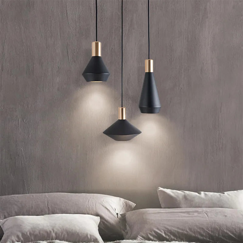 Italia | Minimalistische LED Pendelleuchte Modern Schwarz