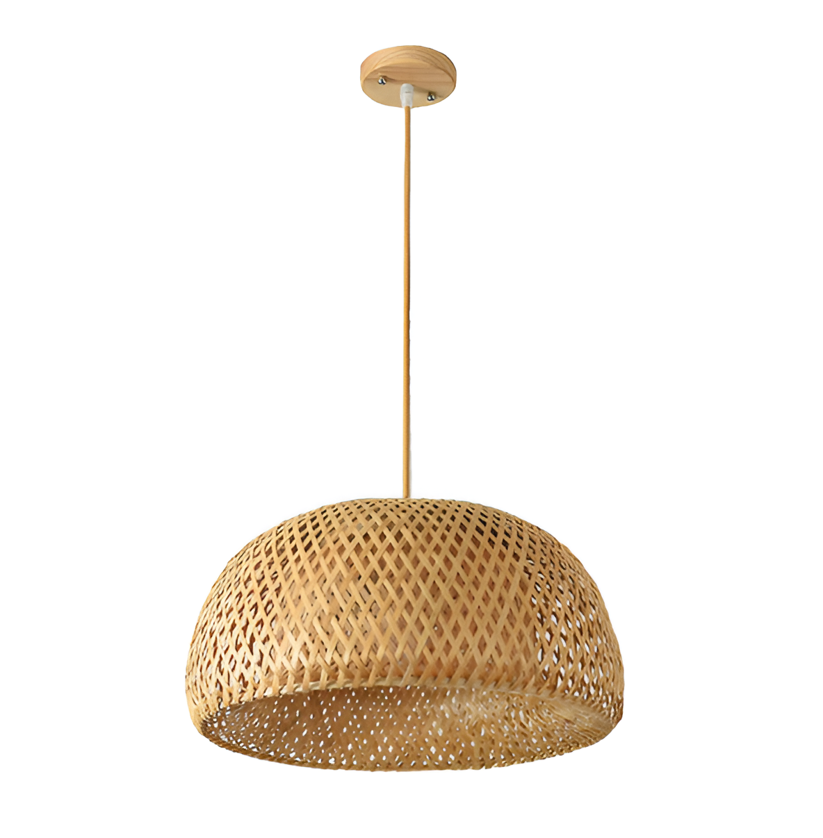 Meravi | Rattan Pendelleuchte Rund
