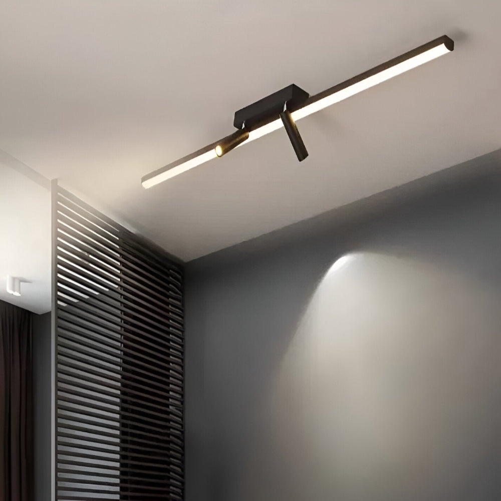 Lunora | LED Schwenkbare Deckenleuchte Spot Schwarz