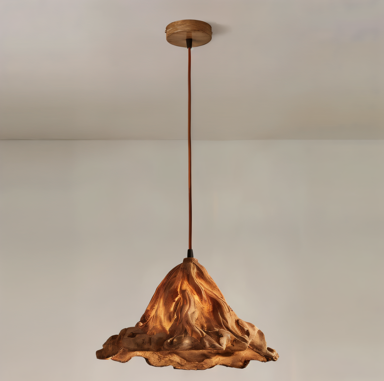 Dravena | Pendelleuchte mit Holz-Design