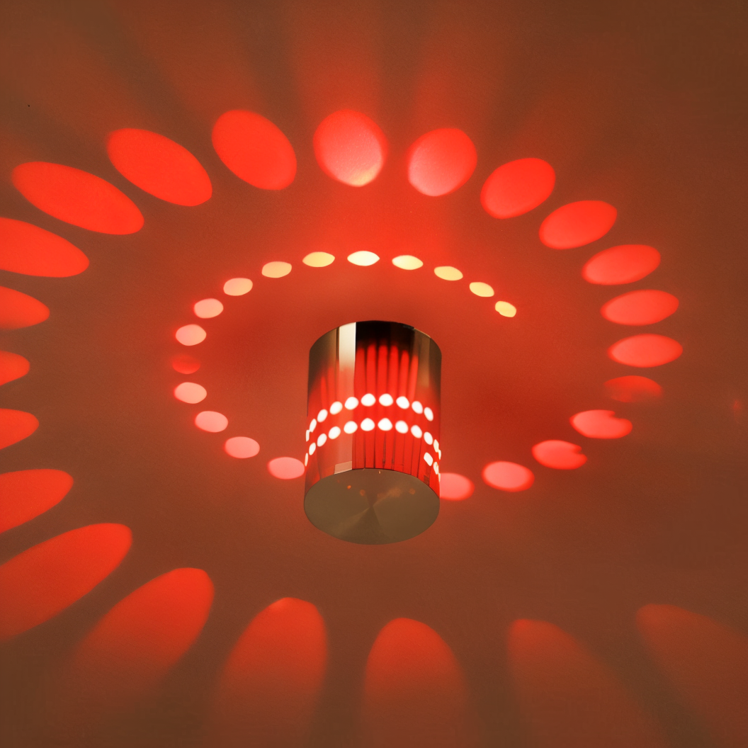 Spirava | LED Wandleuchte mit Spiral-Effekt