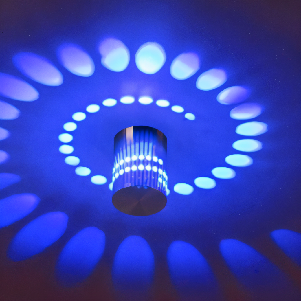Spirava | LED Wandleuchte mit Spiral-Effekt