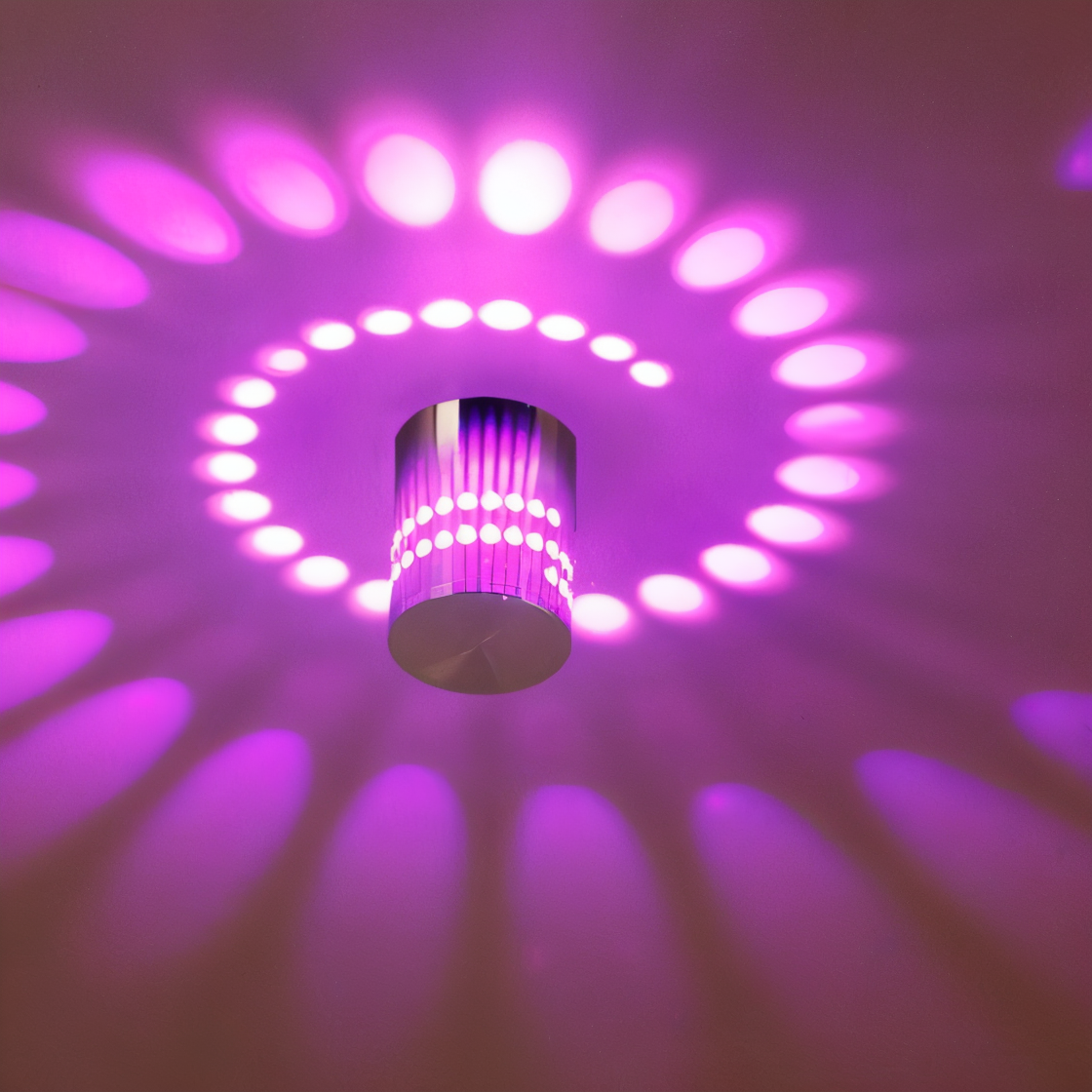 Spirava | LED Wandleuchte mit Spiral-Effekt