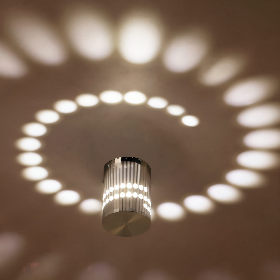 Spirava | LED Wandleuchte mit Spiral-Effekt