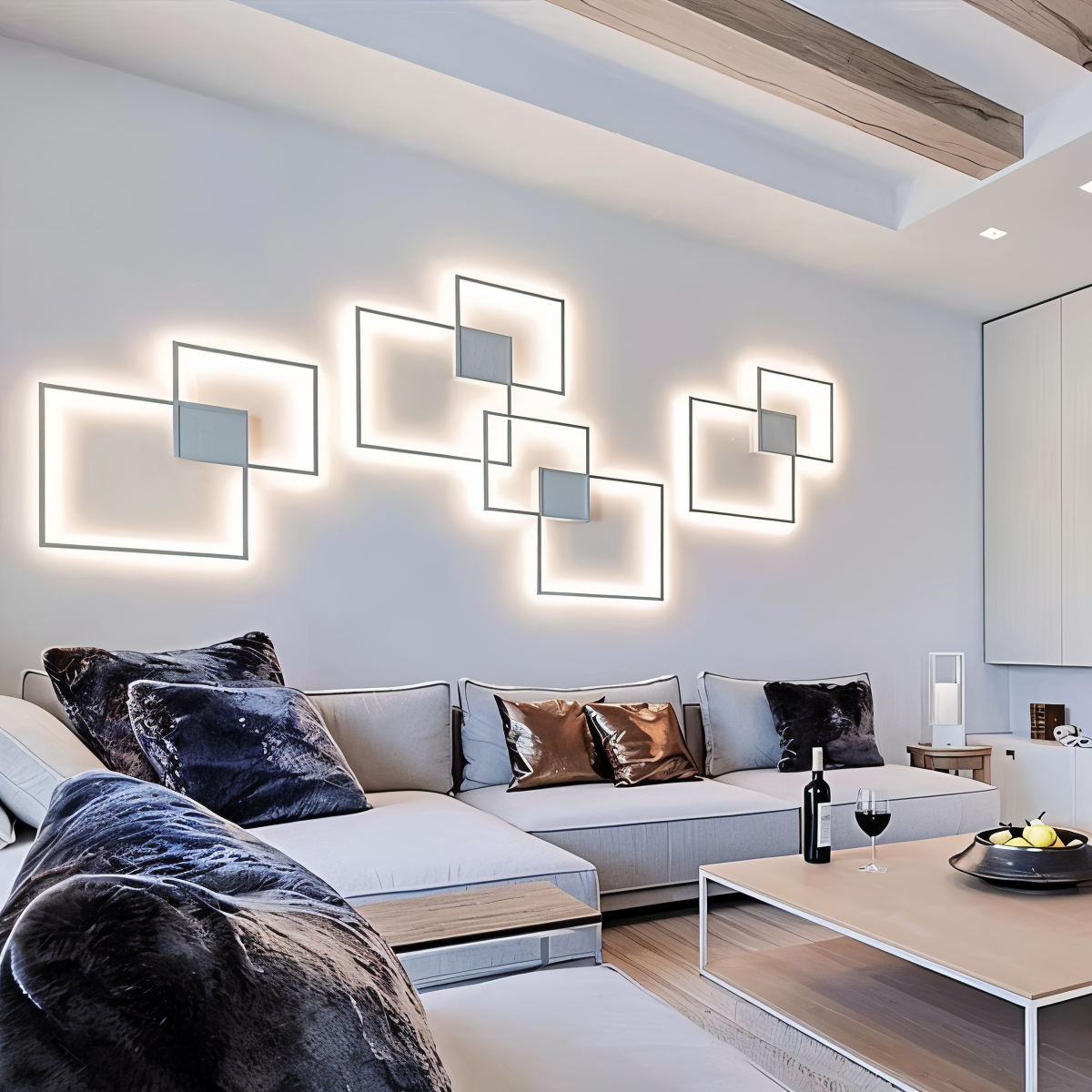 Vita | LED Wandlampe geometrische Muster