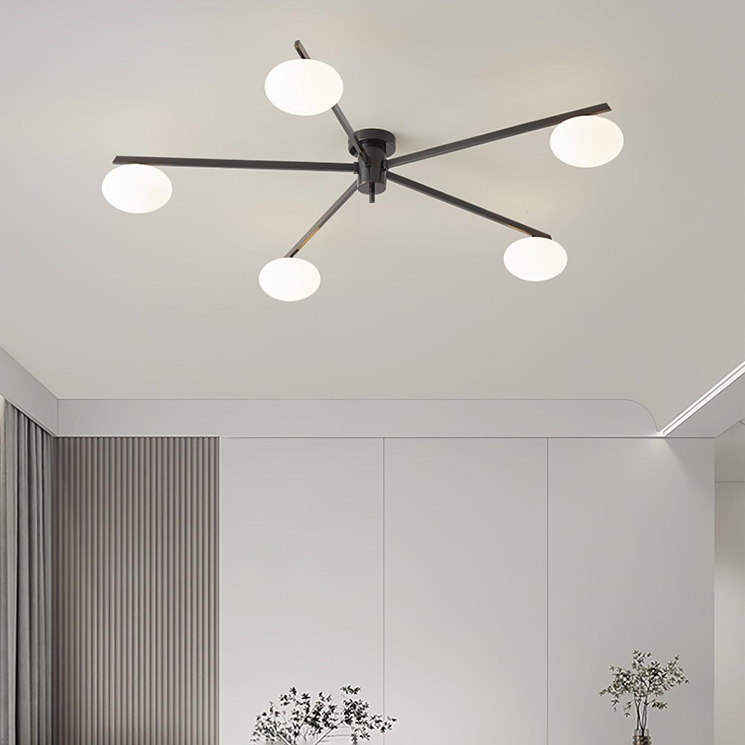 Arvid | Minimalistische Skandinavische Glas-Deckenlampe