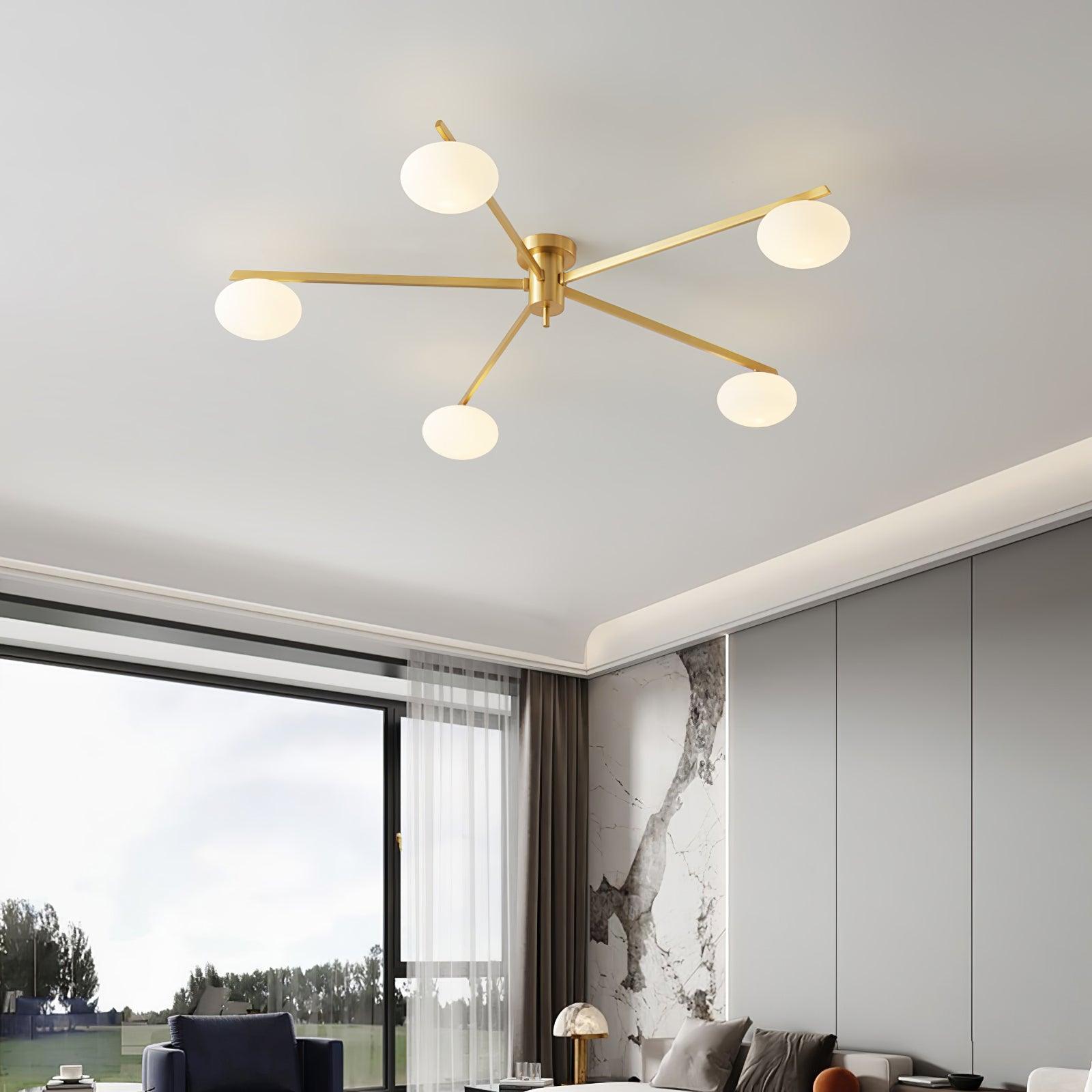 Arvid | Minimalistische Skandinavische Glas-Deckenlampe