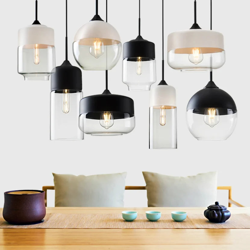 Nuvano |  Pendelleuchte mit Glas design