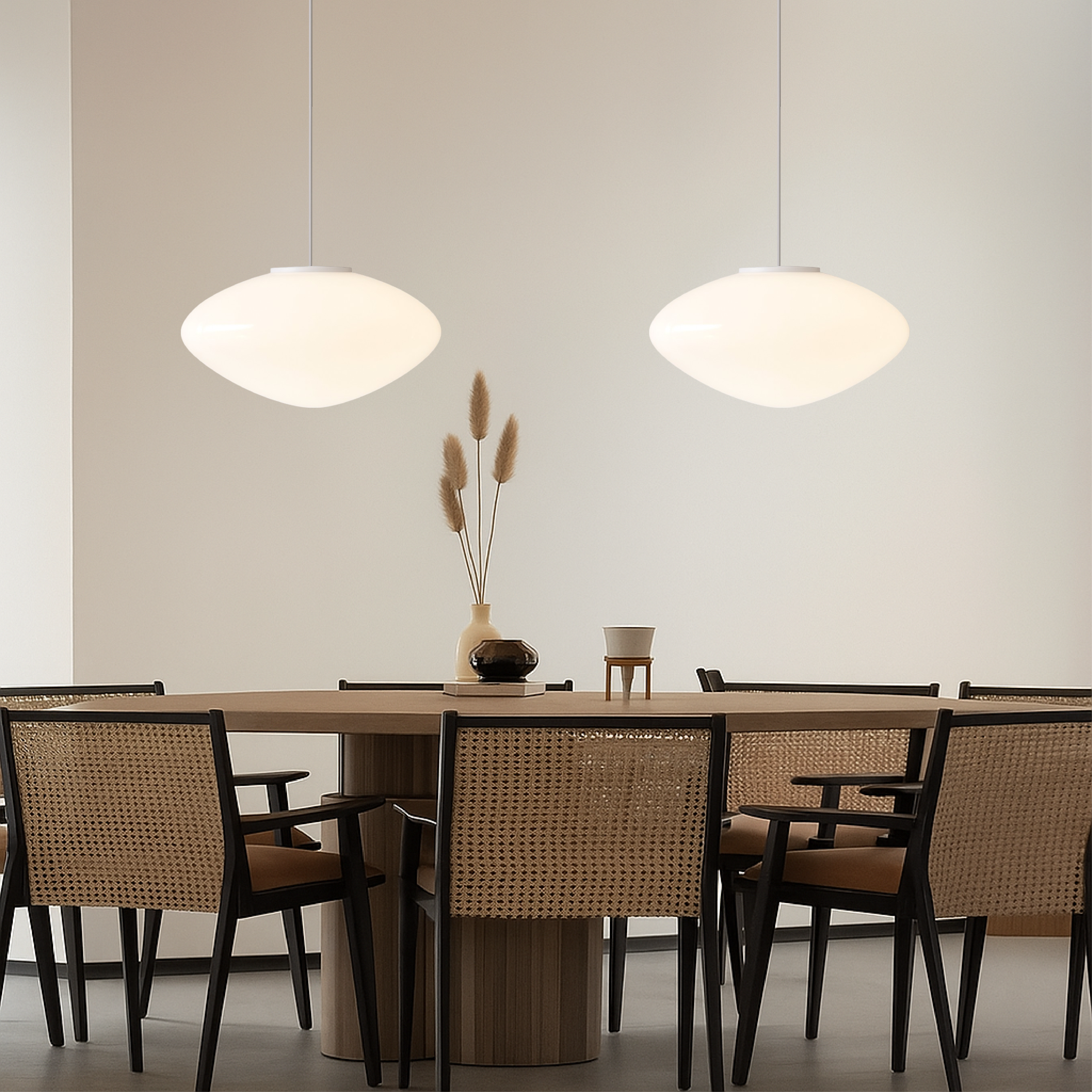 Solira | Organische Glas-Pendelleuchte