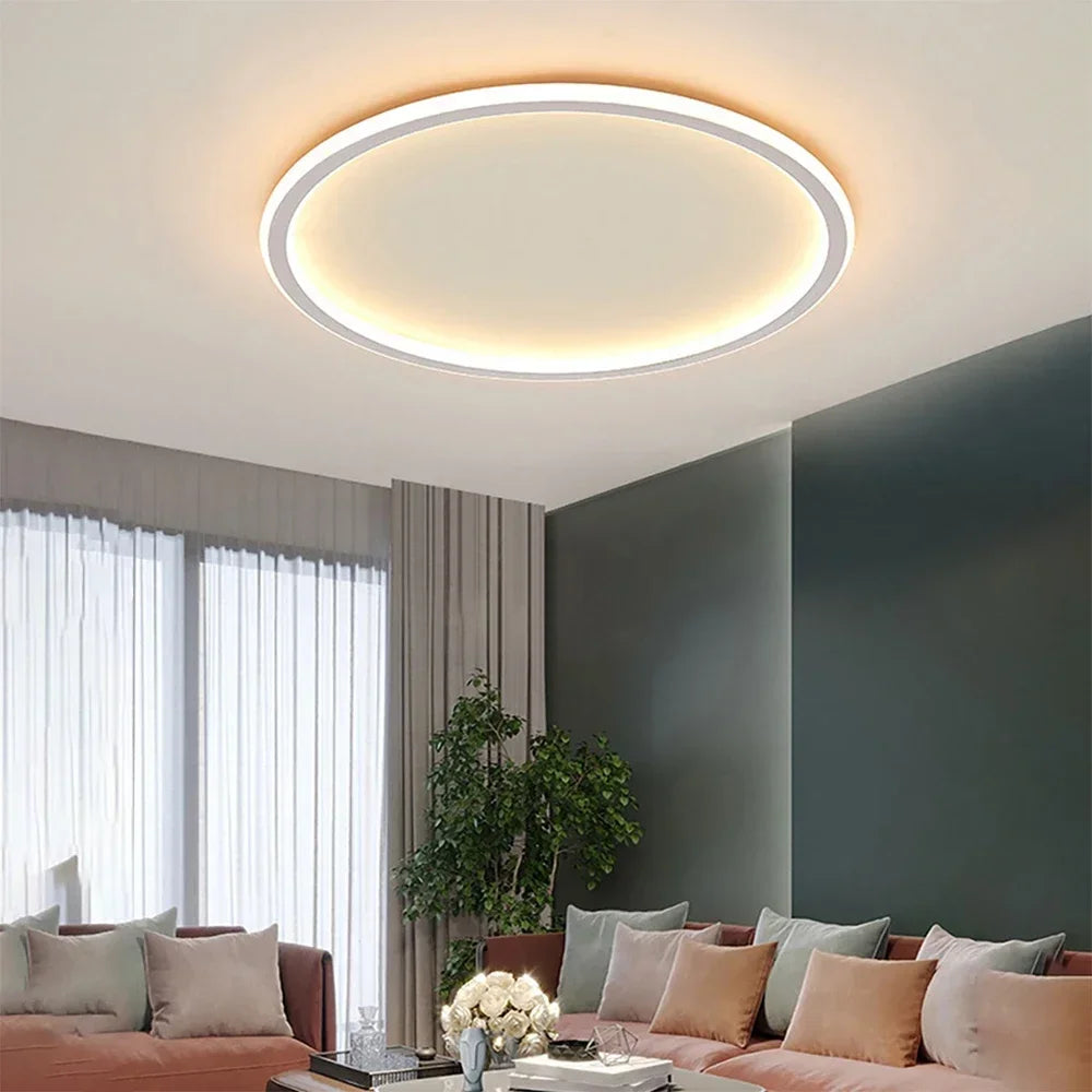 Runde LED-Deckenleuchte | Skandinavisches Design