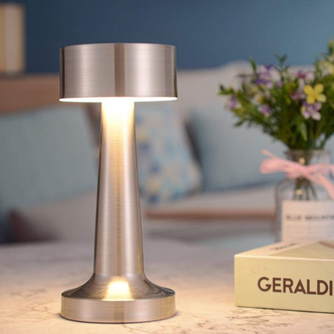 LED Tischleuchte | Kabellose, wiederaufladbare Lampe für Zuhause