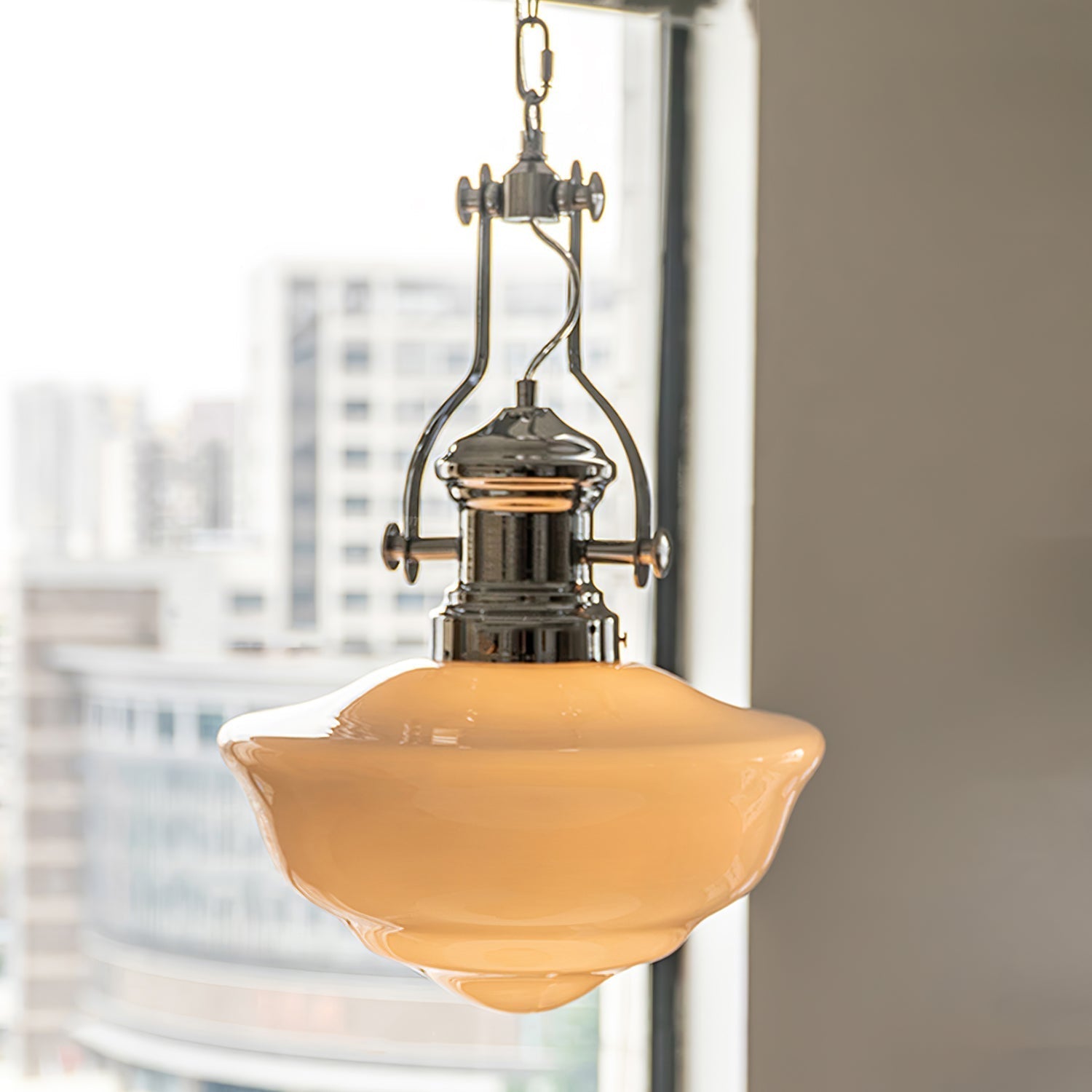 Amaris | Glas Pendelleuchte im Vintage-Stil