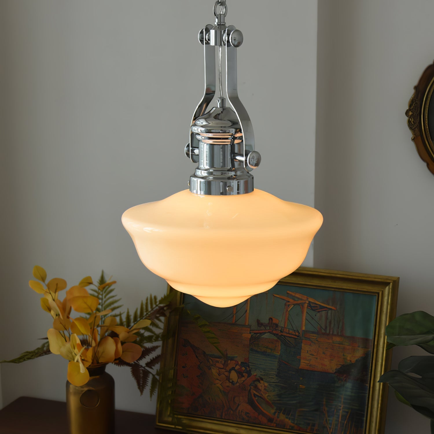 Amaris | Glas Pendelleuchte im Vintage-Stil