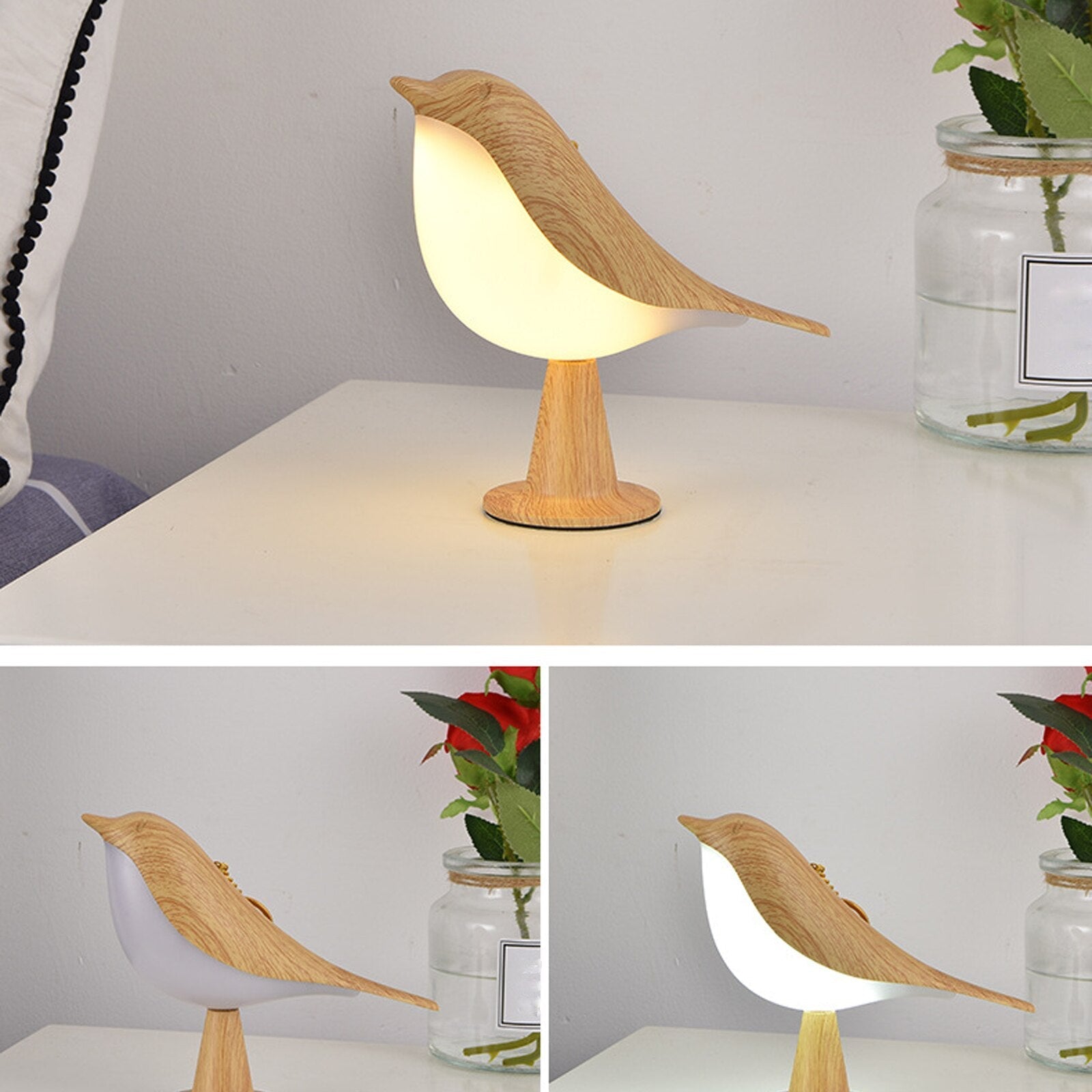 MissBird | Stilvolle Tischleuchte mit Vogelmotiv