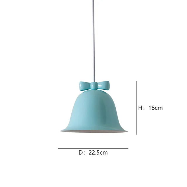 Bellora | Pendelleuchte im Glockendesign mit Schleife
