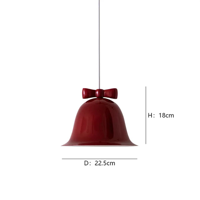 Bellora | Pendelleuchte im Glockendesign mit Schleife