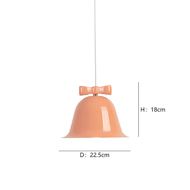 Bellora | Pendelleuchte im Glockendesign mit Schleife