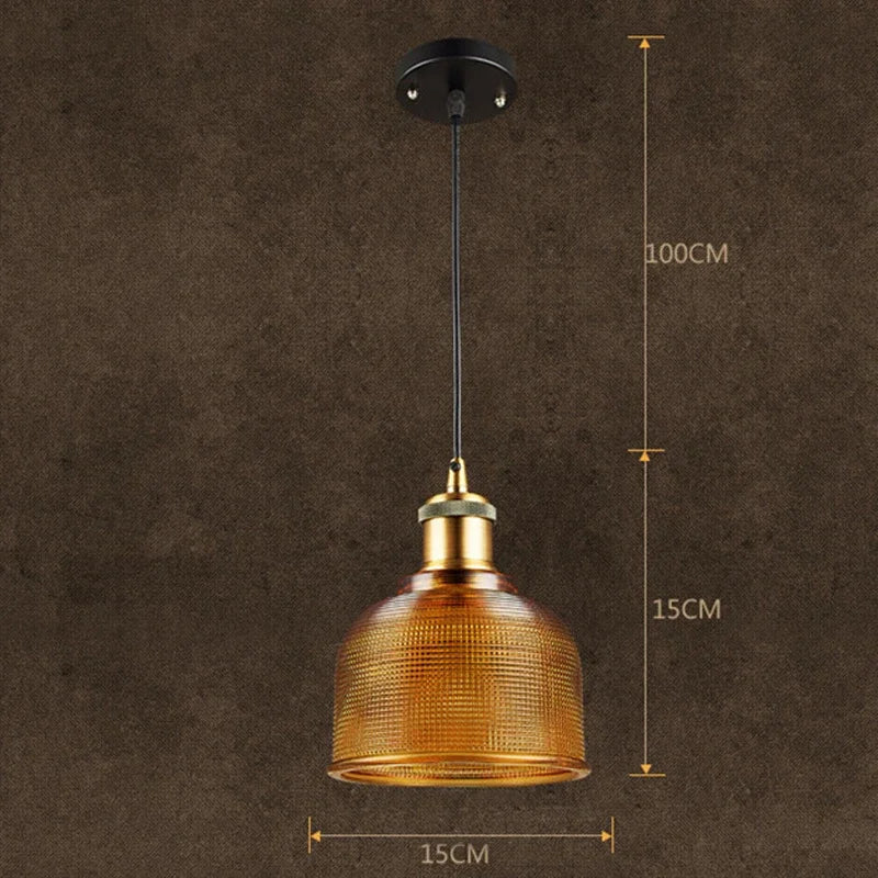 Ambera | Pendelleuchte im Strukturglas-Design