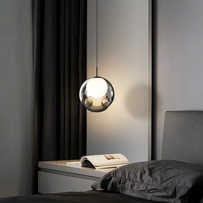 Elyra | Pendelleuchte mit Spiegelglas-Kugel