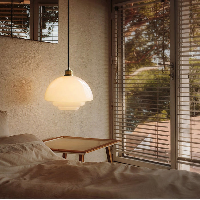 Orvella |  Glas-Pendelleuchte im Art-Déco-Stil
