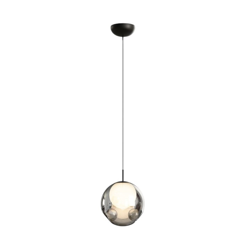 Elyra | Pendelleuchte mit Spiegelglas-Kugel