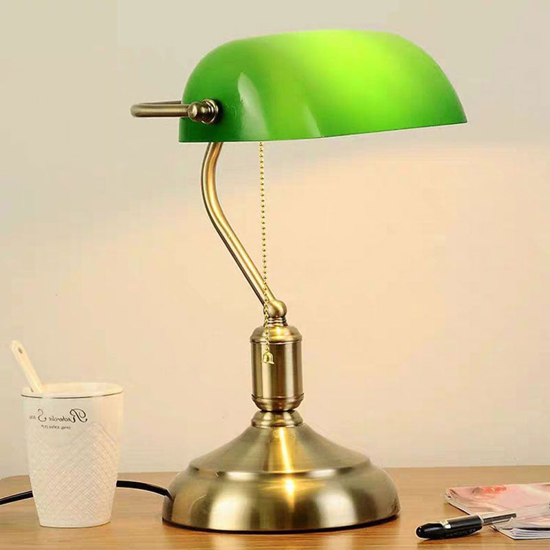 Aurelen | Schreibtischlampe im Retro-Messing-Design