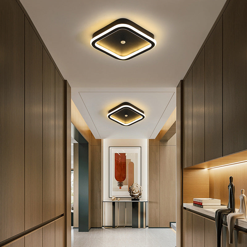 Zerian | Quadrat Deckenleuchte mit LED-Rahmen