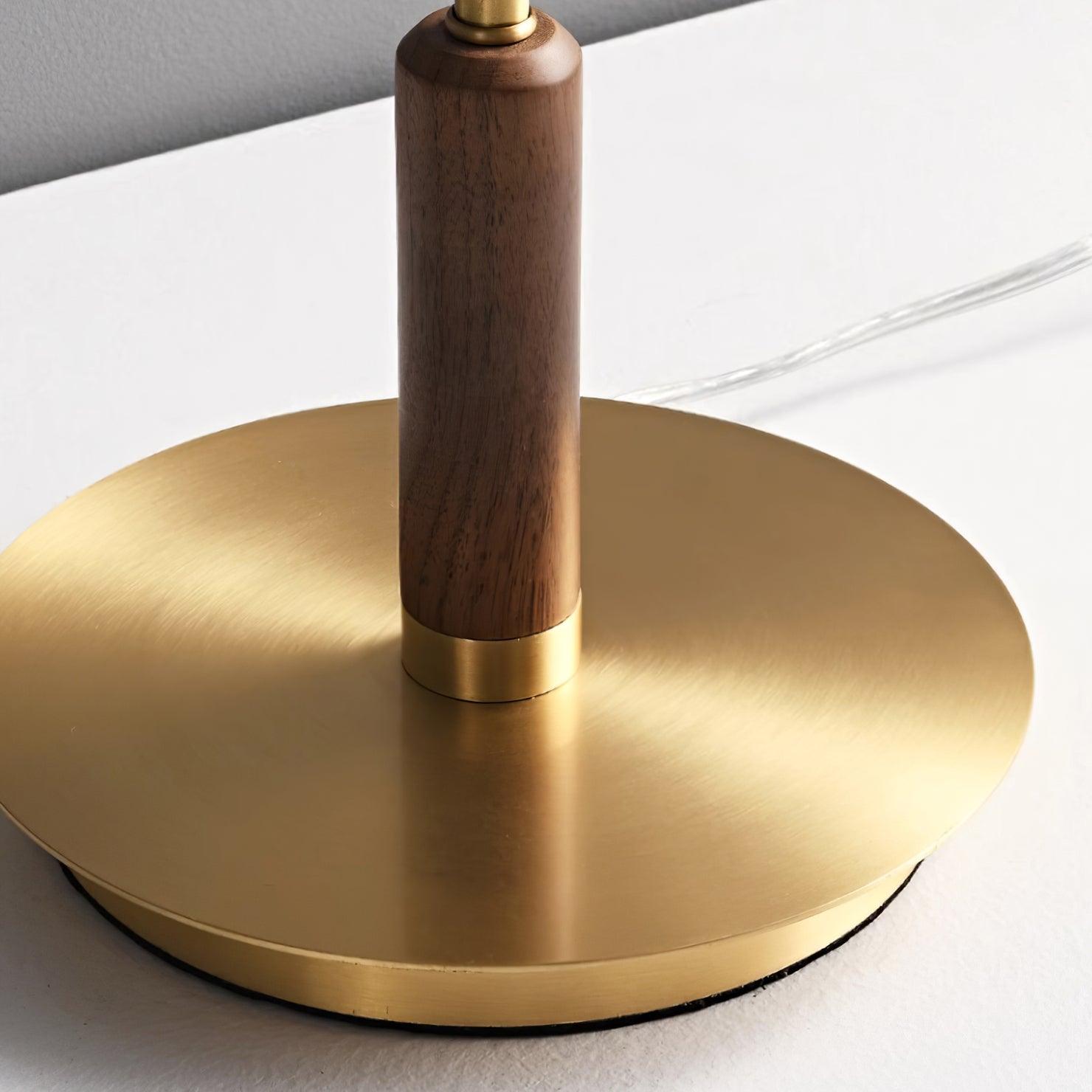 Lumisol | Tischleuchte mit Glas und Holz