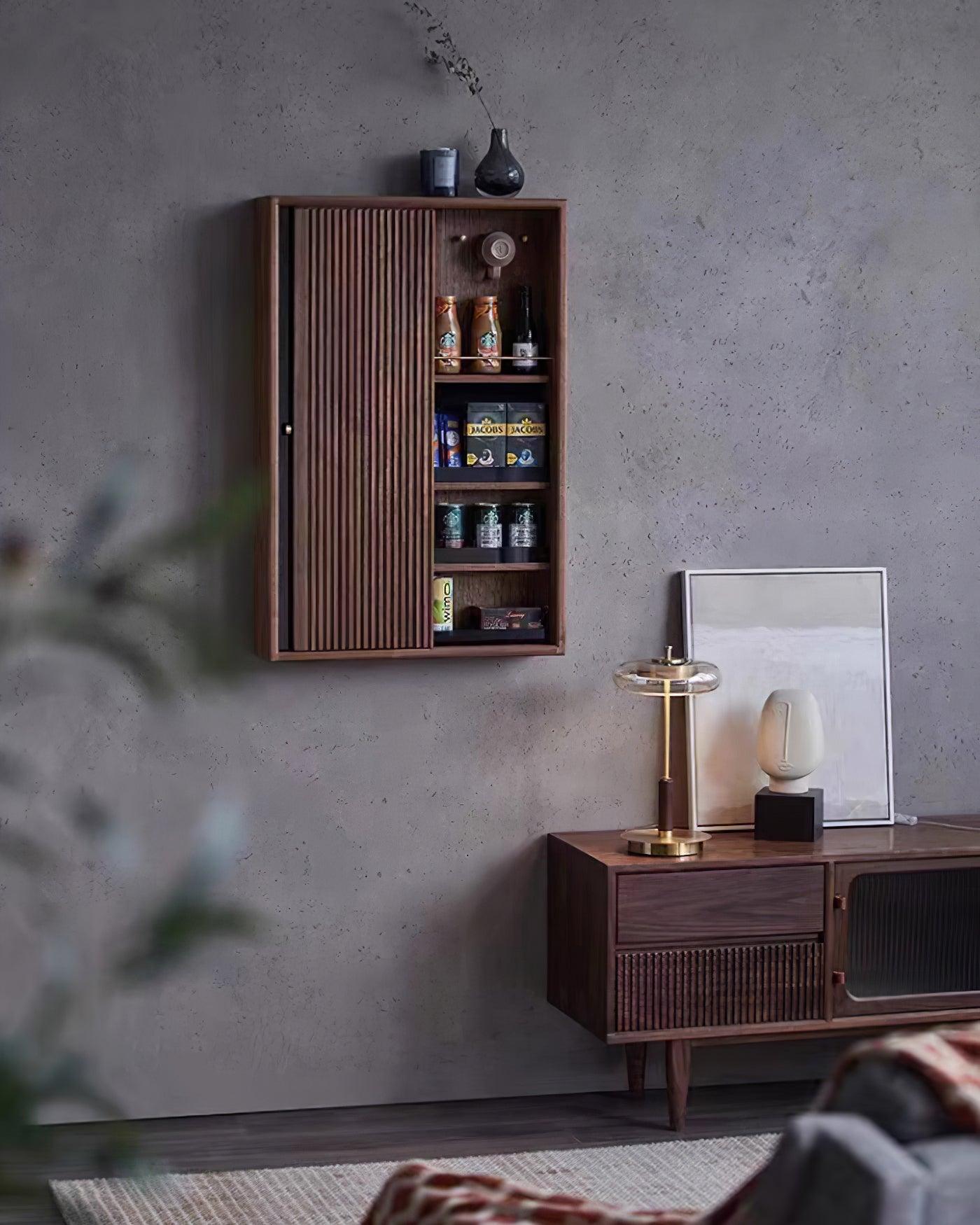 Lumisol | Tischleuchte mit Glas und Holz
