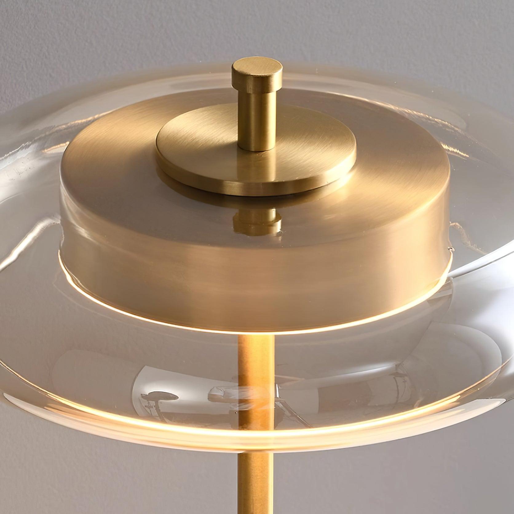 Lumisol | Tischleuchte mit Glas und Holz