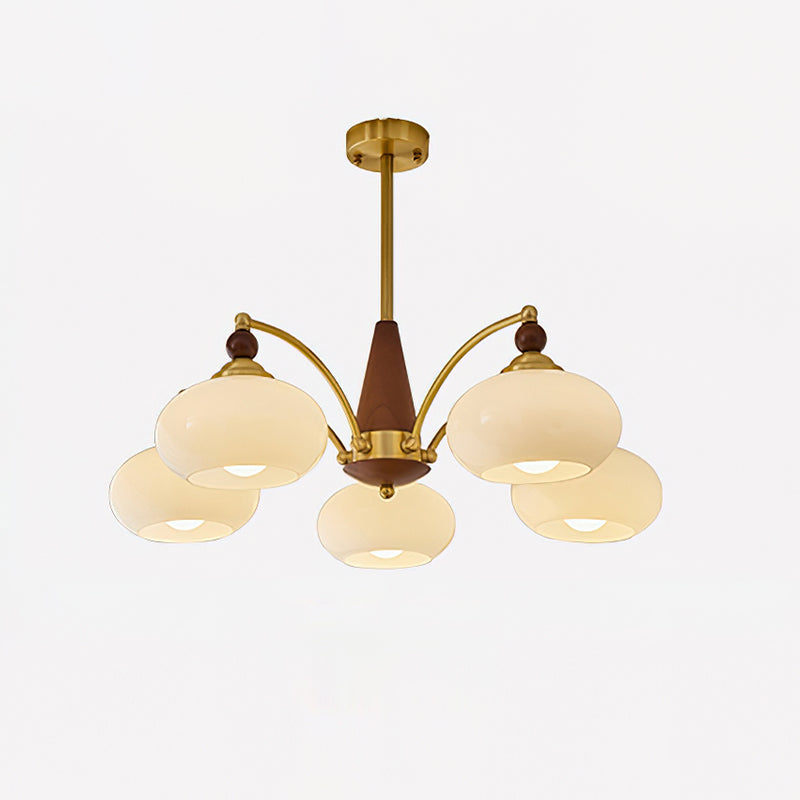 Clavira | Vintage-Deckenleuchte mit Opalglas