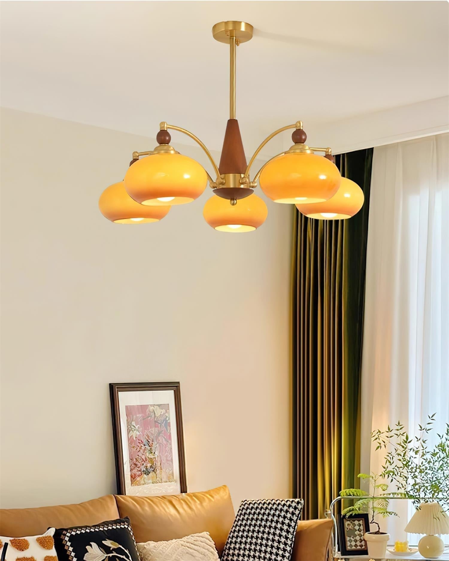 Clavira | Vintage-Deckenleuchte mit Opalglas