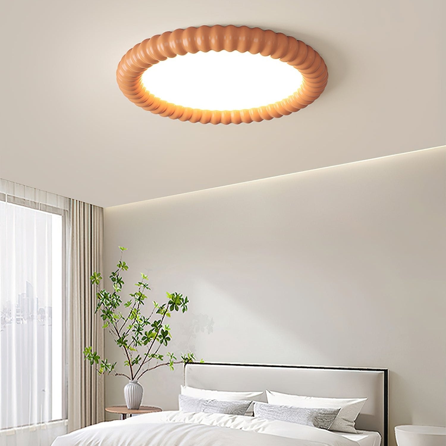Feyora | Moderne Deckenlampe mit Rundrahmen