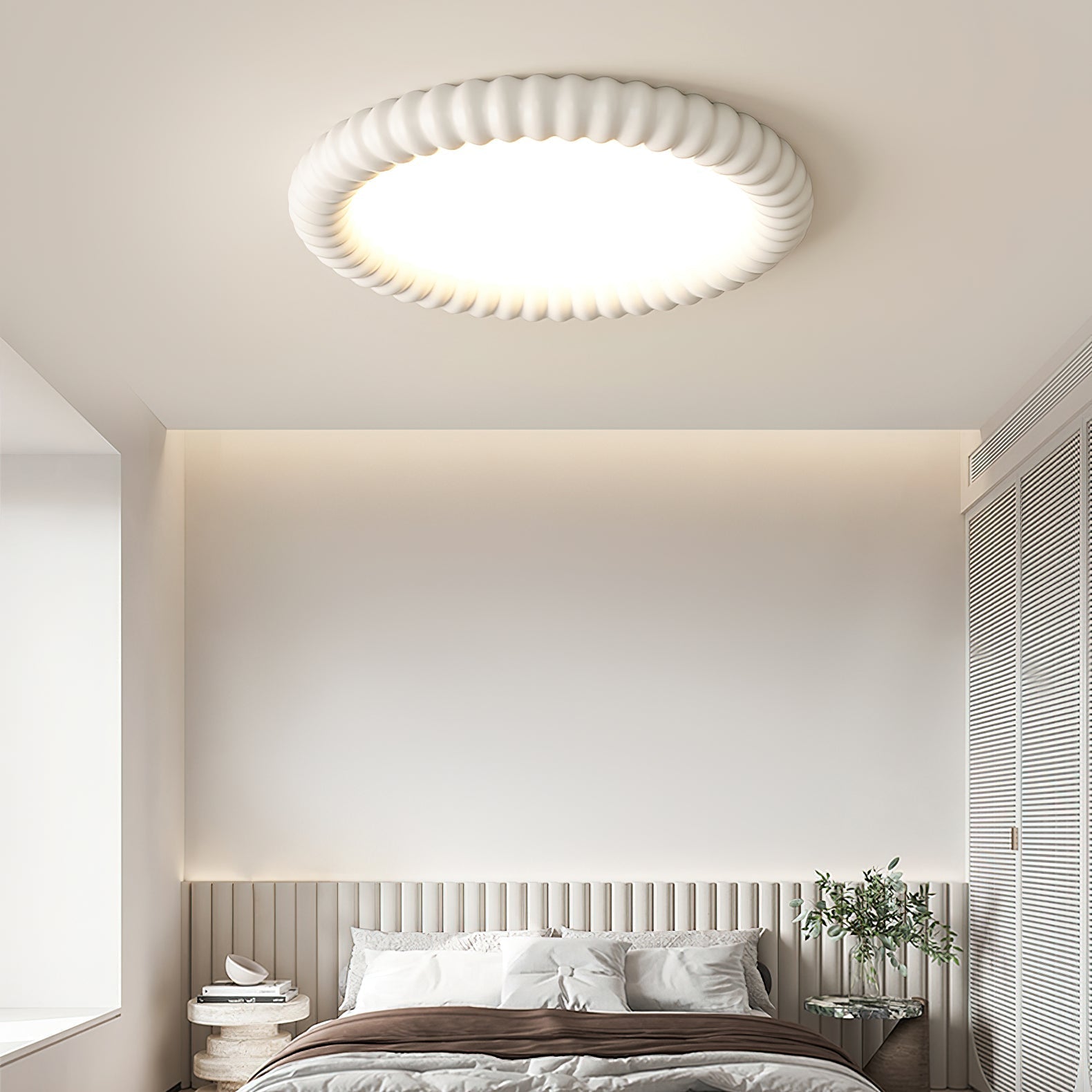 Feyora | Moderne Deckenlampe mit Rundrahmen