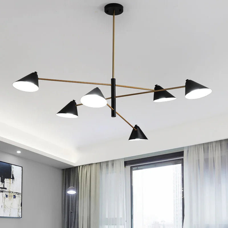 SkandiArt | Metall LED Pendelleuchte Esszimmerlampe