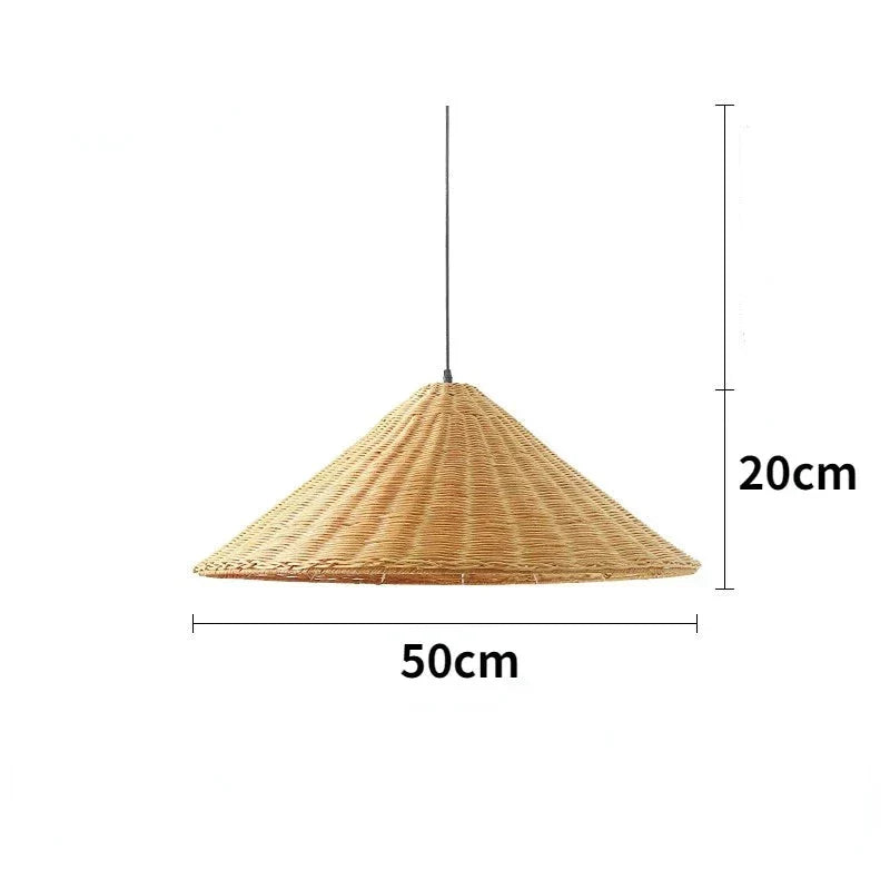 Ravena | Pendelleuchte im Rattandesign