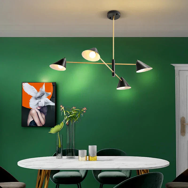 SkandiArt | Metall LED Pendelleuchte Esszimmerlampe