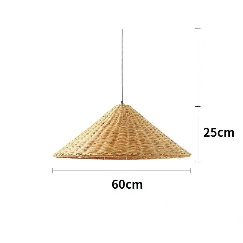 Ravena | Pendelleuchte im Rattandesign