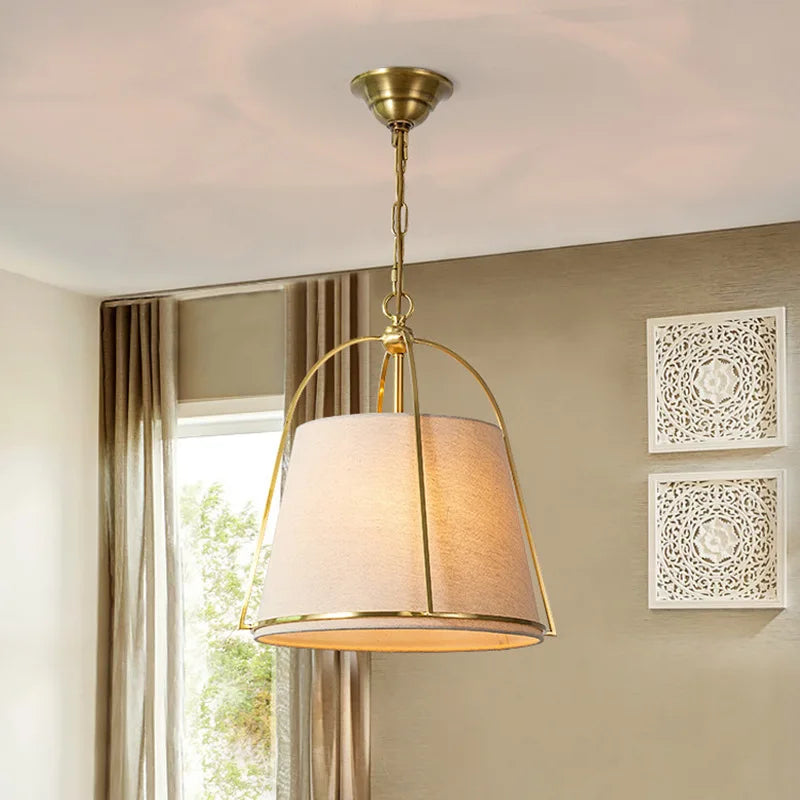 Amaril | Pendelleuchte im Stoffschirm-Design