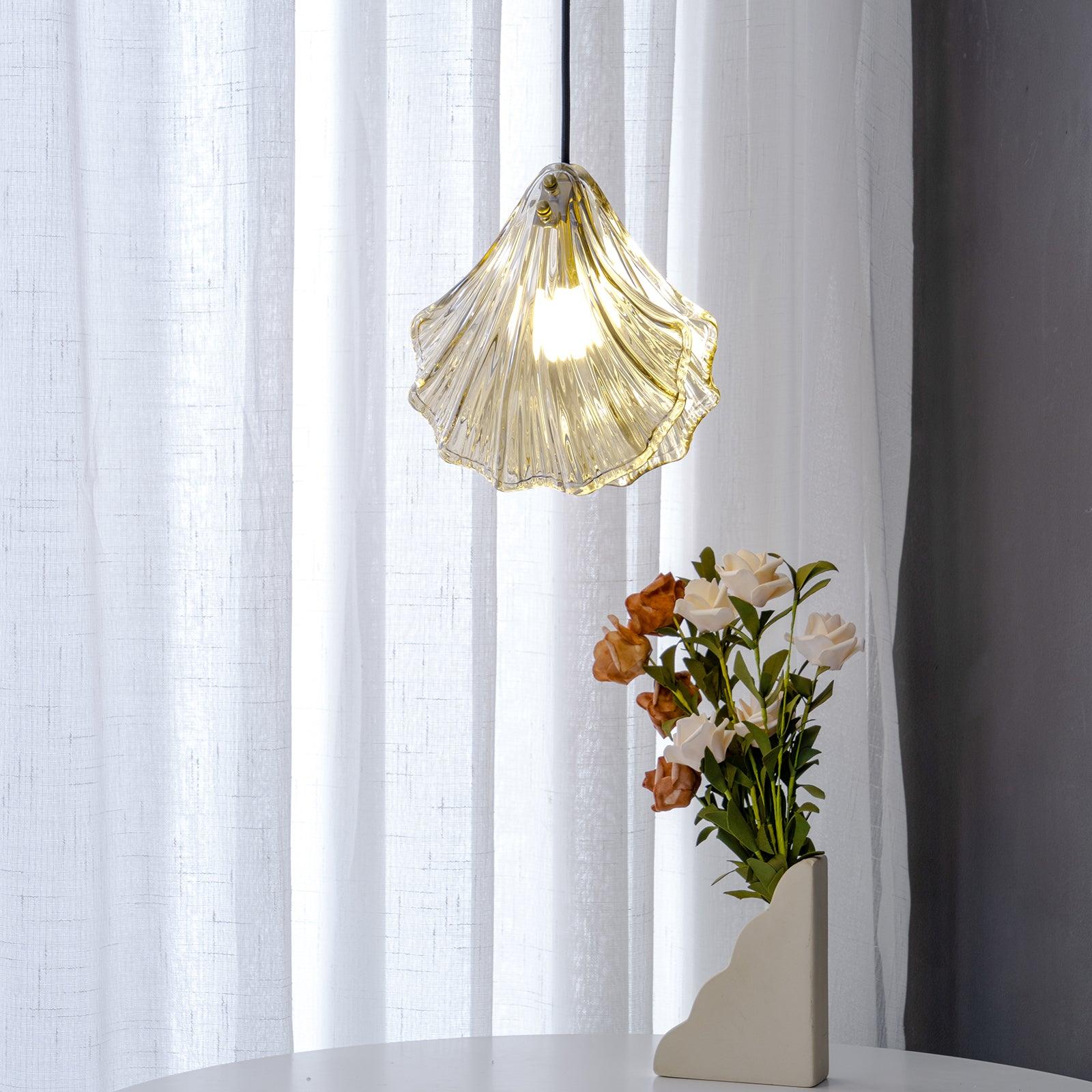 Coralia | Glas Pendelleuchte in Muschelform