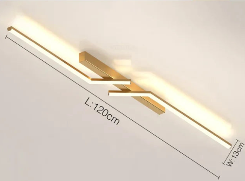 Alvoro – Moderne Deckenlampe mit Linienoptik