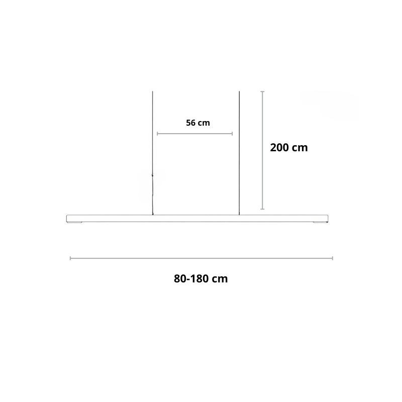 Cedira | Pendelleuchte im Holzleisten-Design