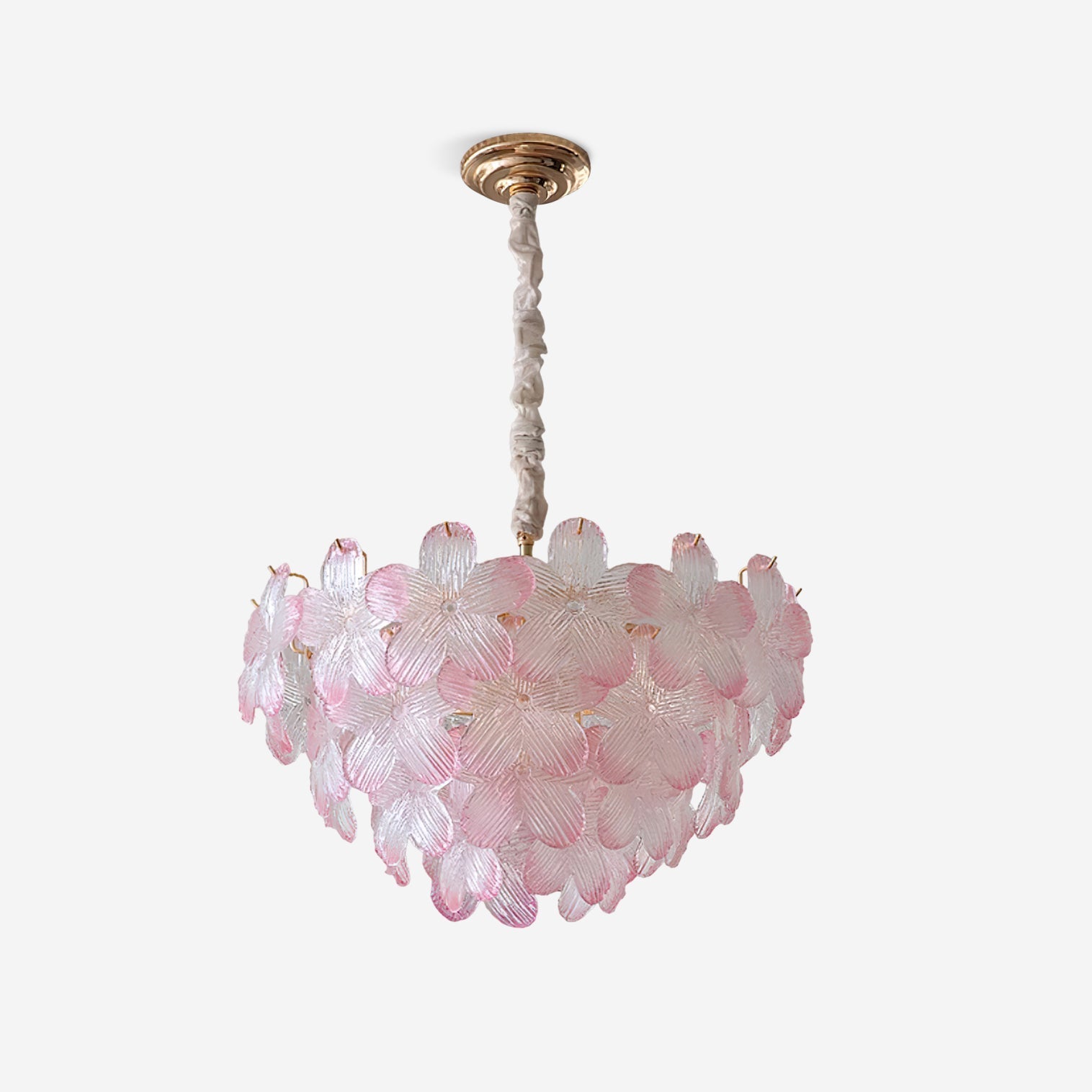 Serelis | Hängeleuchte mit Kristallglas-Blüten