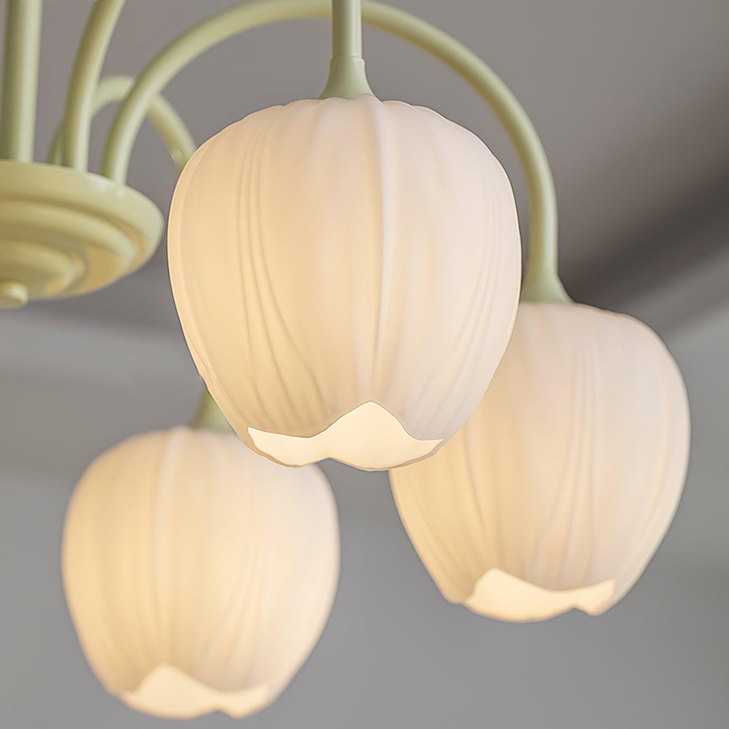Tulivine | Blütenförmige LED-Hängeleuchte