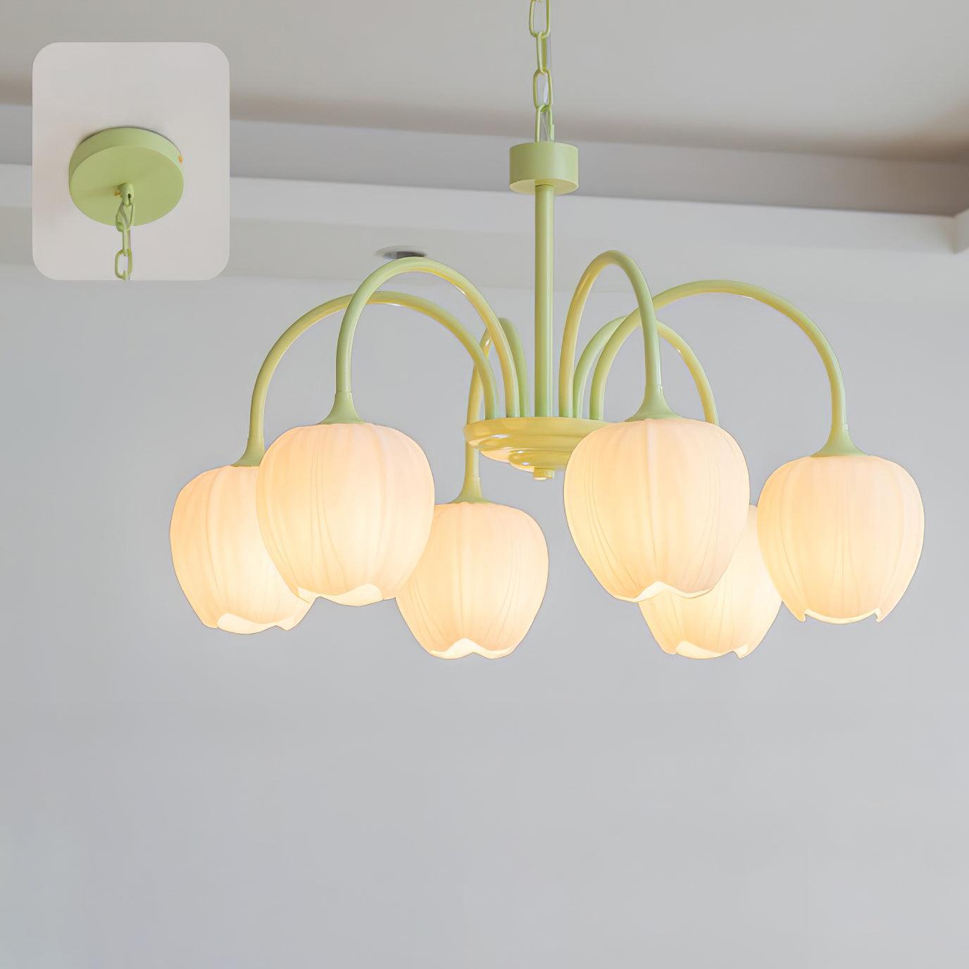 Tulivine | Blütenförmige LED-Hängeleuchte