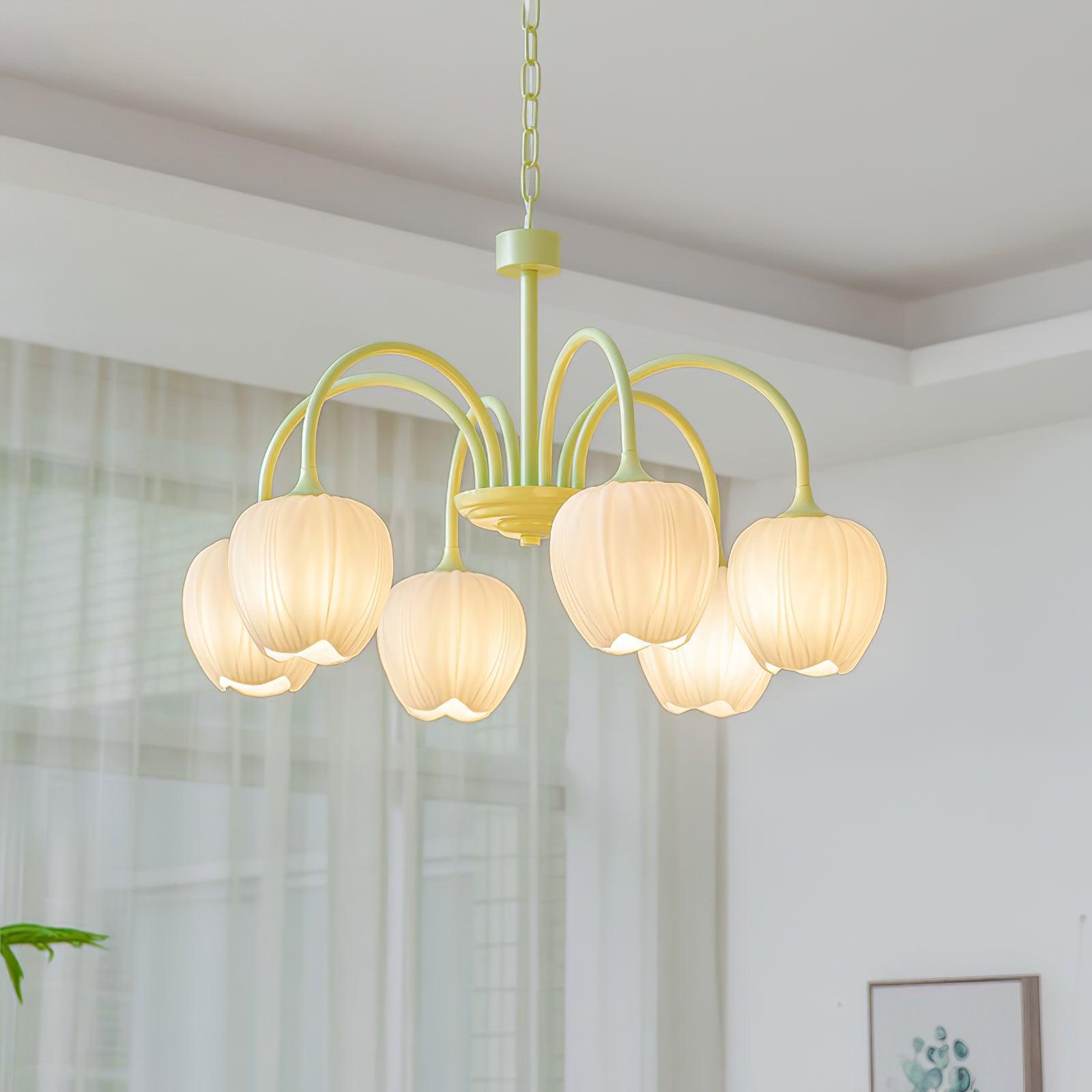 Tulivine | Blütenförmige LED-Hängeleuchte