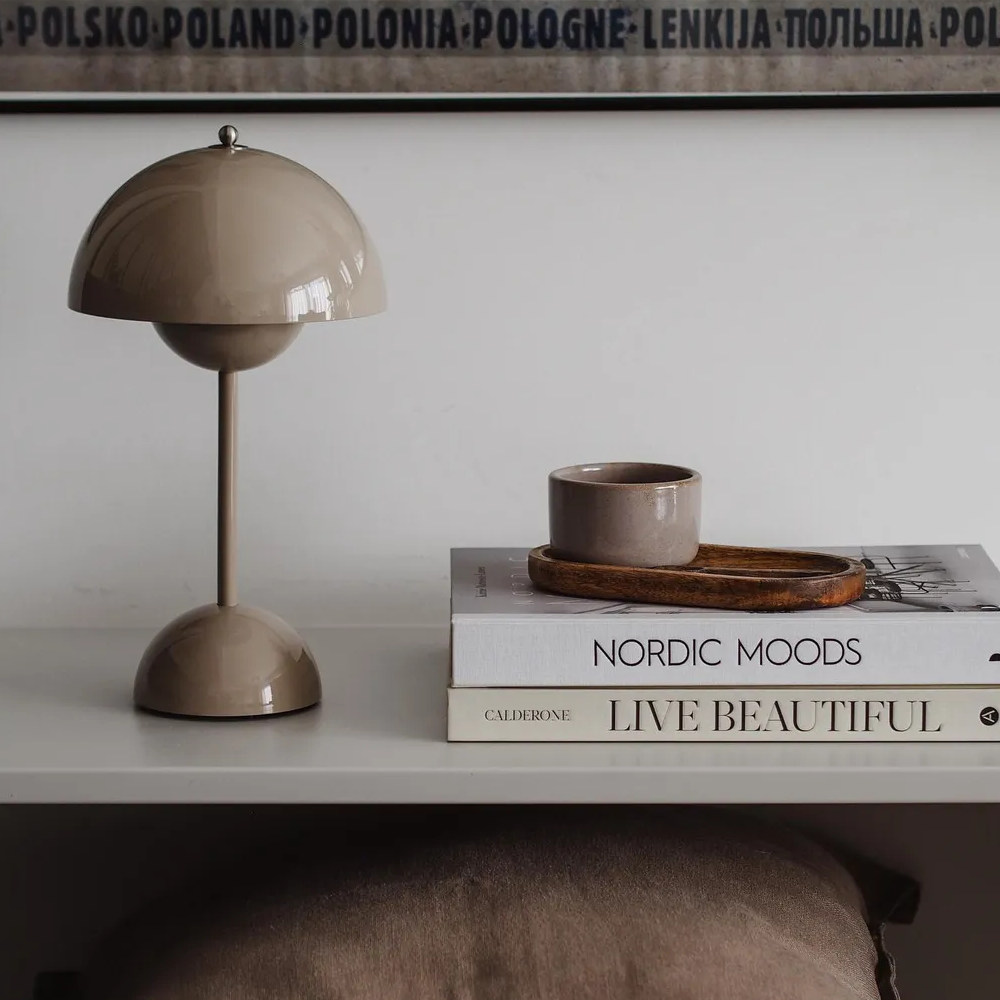 Nordina | Pilz-Tischleuchte im Retrodesign