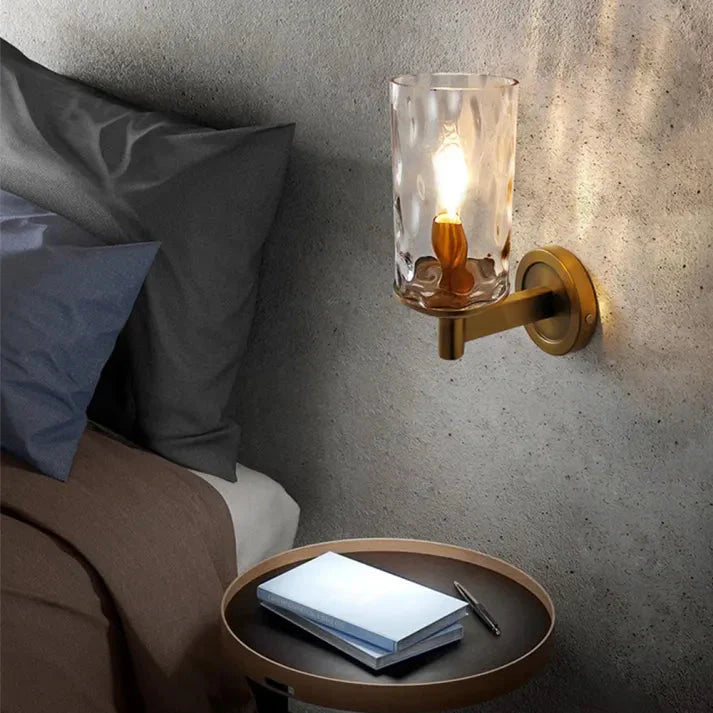 Glavira | Glas Zylinder Wandleuchte