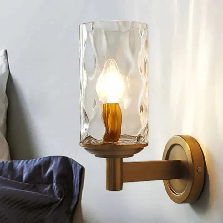 Glavira | Glas Zylinder Wandleuchte