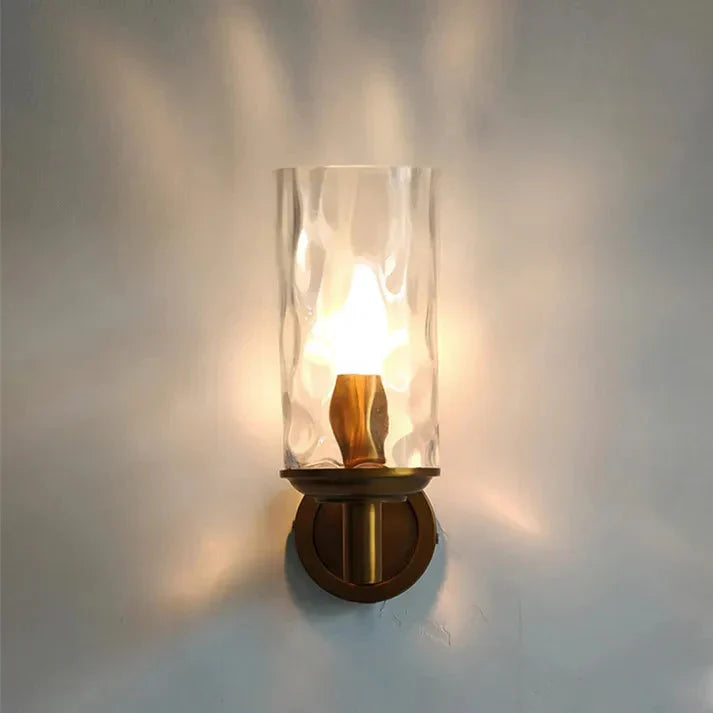 Glavira | Glas Zylinder Wandleuchte